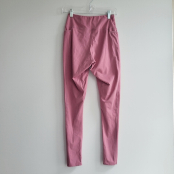 Gym Shark Rose Pink Dream Pocket Workout Pant Leggings Ladies Size Small - Picture 5 of 8